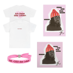 Jonny Mahoro Nichts ist für immer CD+Shirt Bundle White