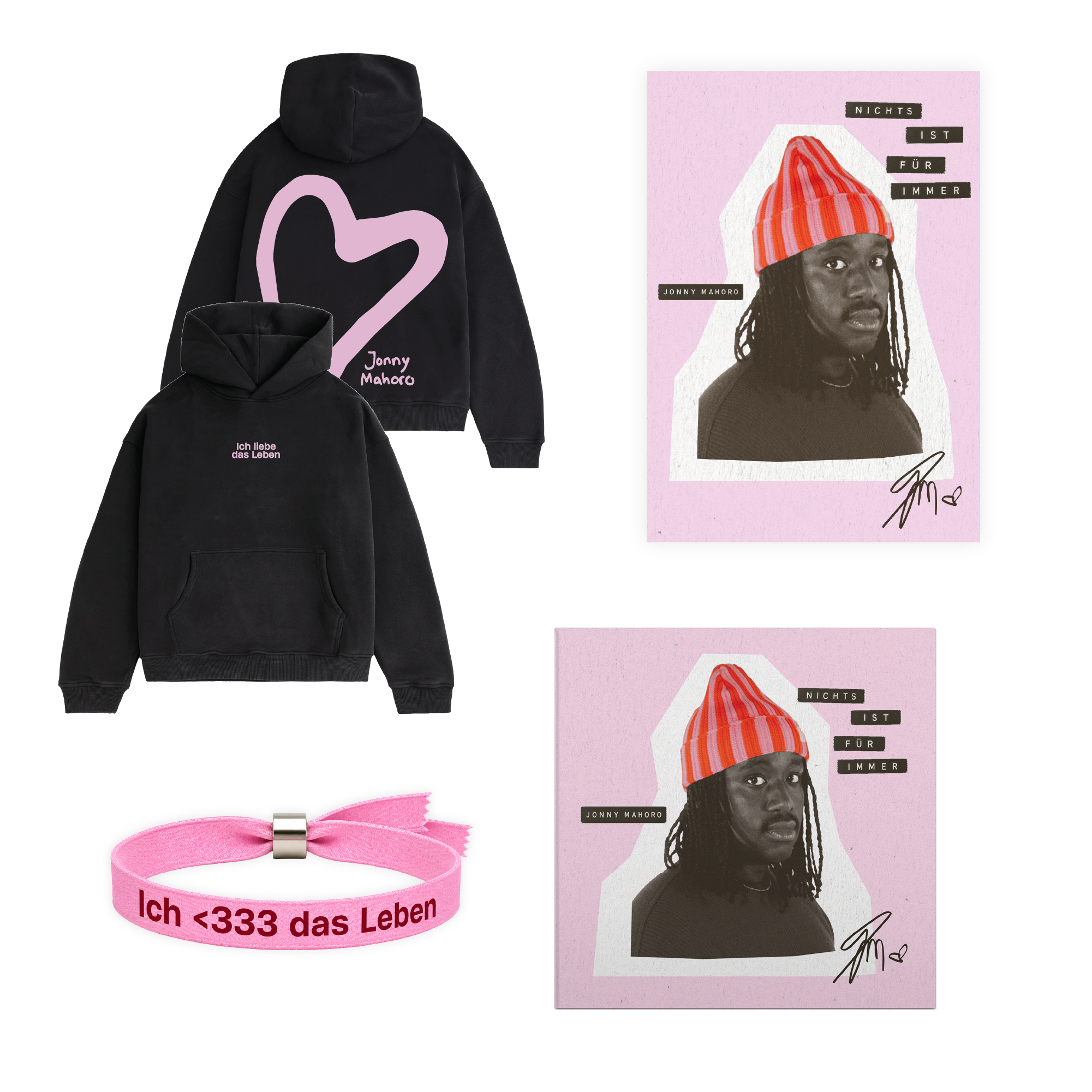 Jonny Mahoro Nichts ist für immer CD+Hoodie Bundle