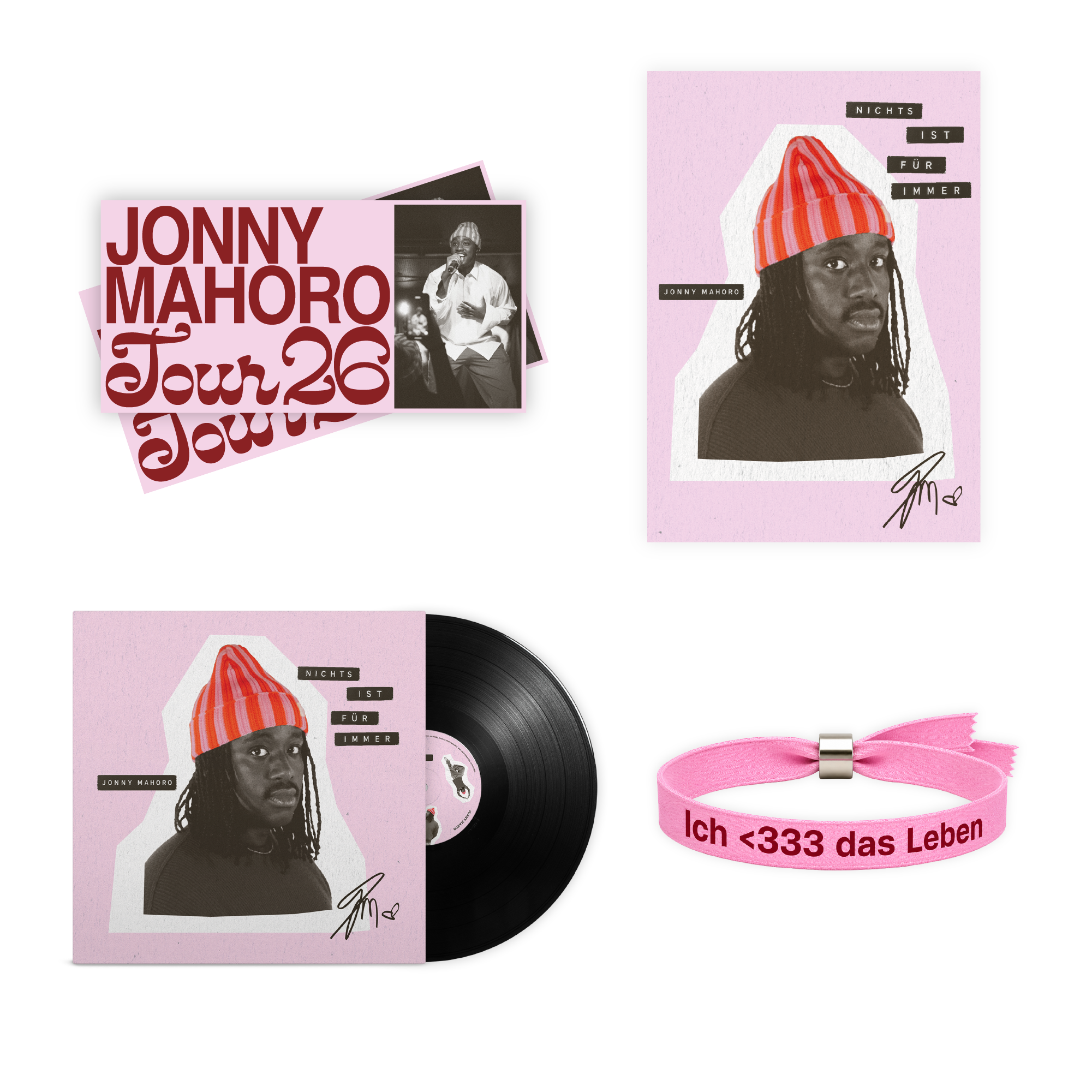 Jonny Mahoro Nichts ist für immer Vinyl+Ticket Bundle